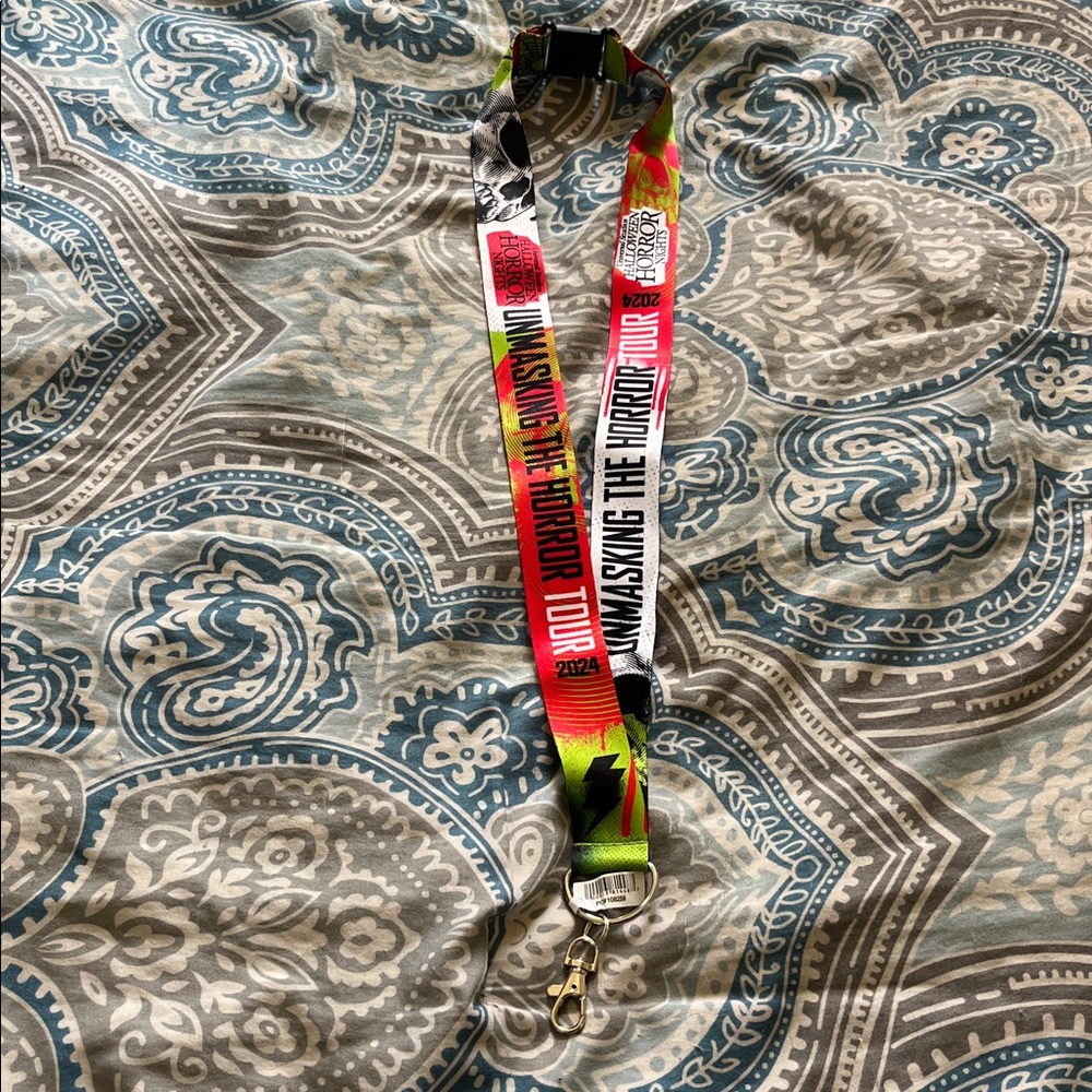 HHN Unmasking The Horror Tour 2024 Lanyard
